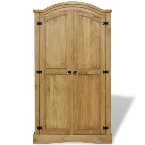 Maison Madeleine -  Wardrobe Mexican Pine Corona Range 2 Doors